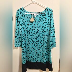 Diane Von Fürstenberg dress ~ 100% silk ~ size 12